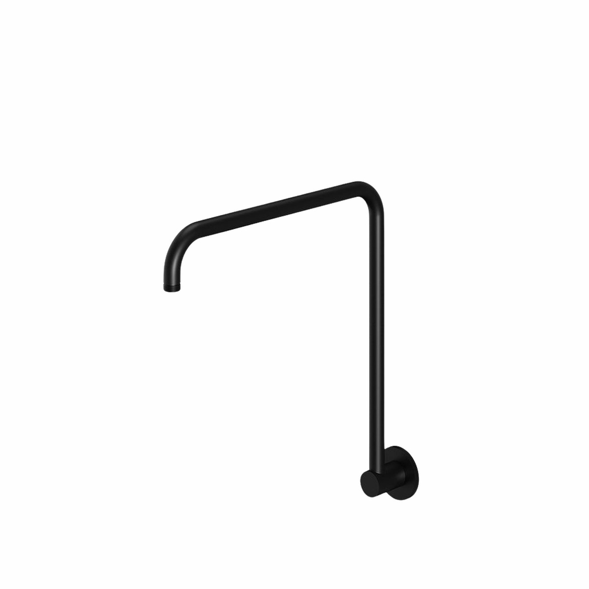 Meir High Rise Shower Arm Matte Black