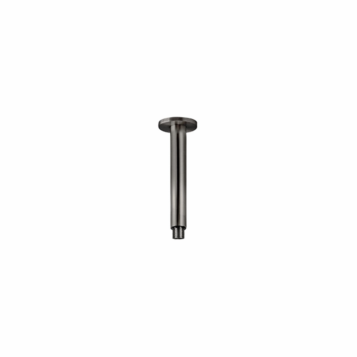 Meir Round Ceiling Shower Arm 150mm Shadow Gunmetal