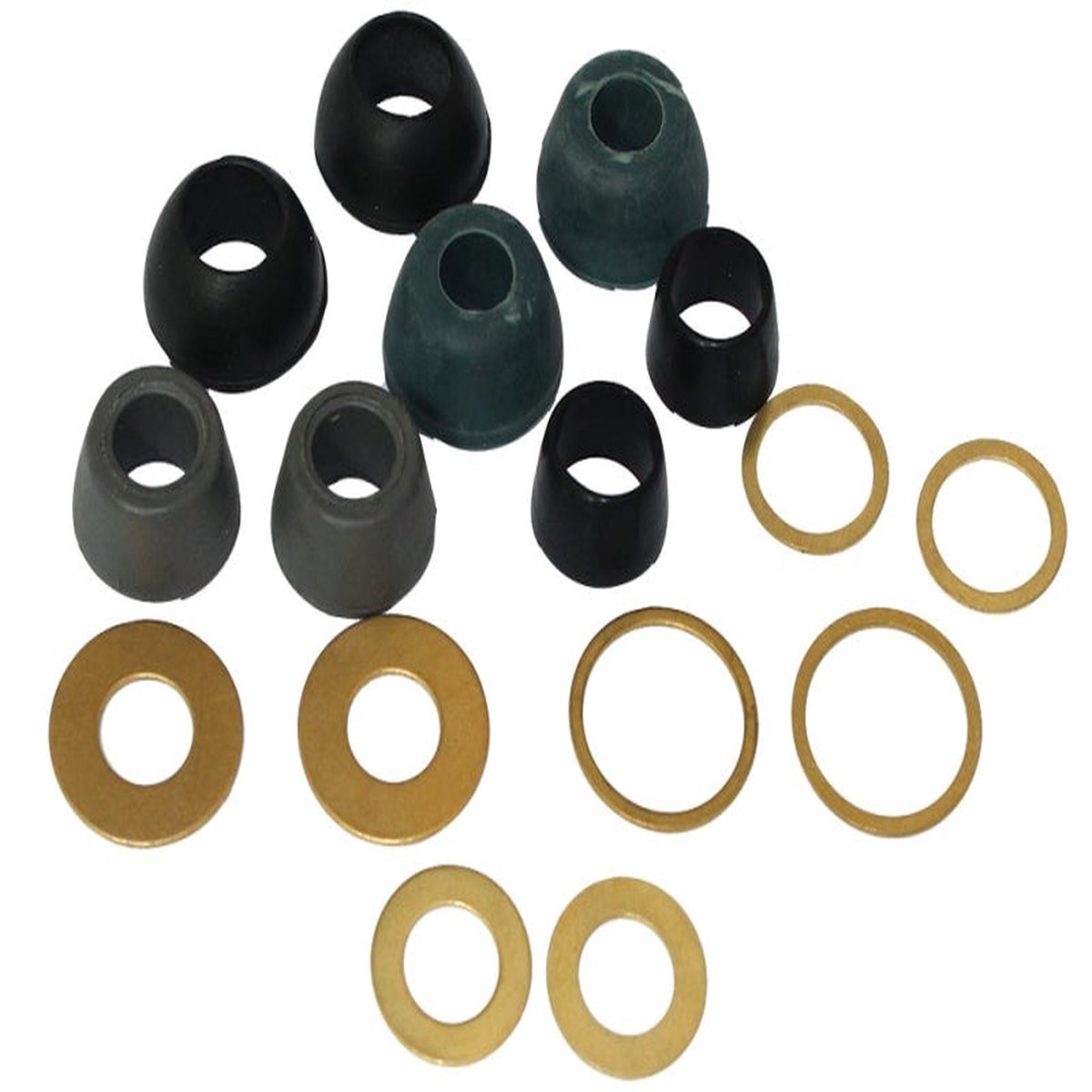 Plumb Pak PP810-30 Cone Washer Assortment For Faucet and Toilets Includes (2) Cone Washers and (2) Friction Rings
