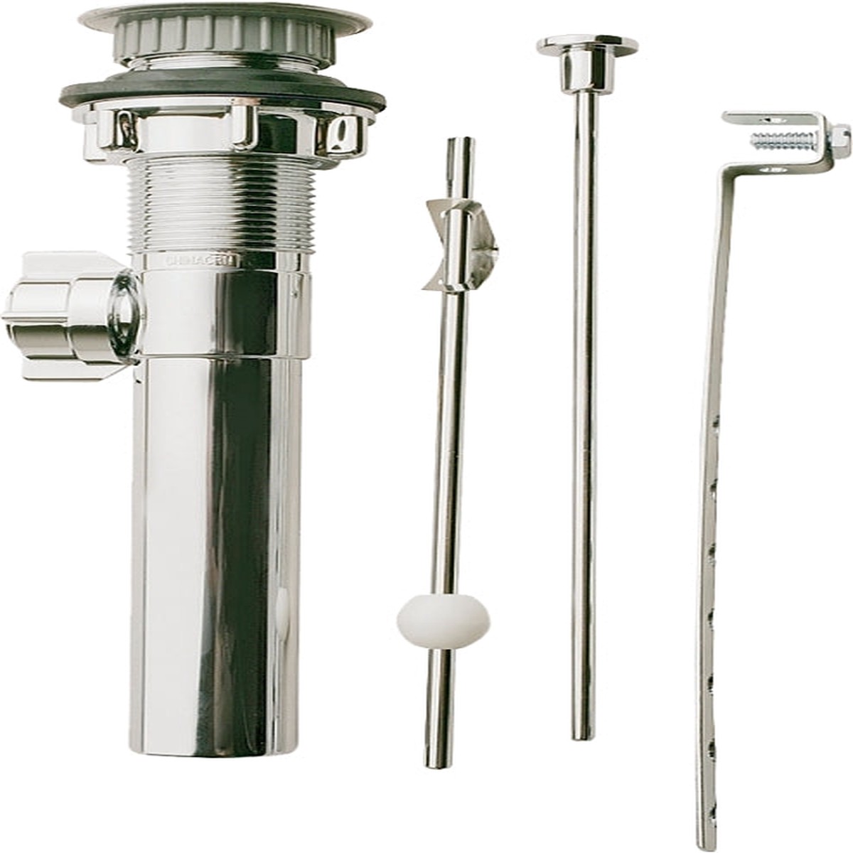 Plumb Pak PP820-70 Lavatory Pop-Up Assembly 1-14 in Connection Plastic Chrome