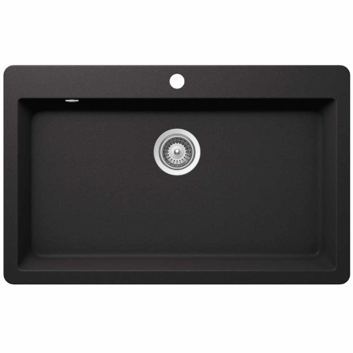 Schock Virtus Large Bowl 1 Tap Hole Nero Black