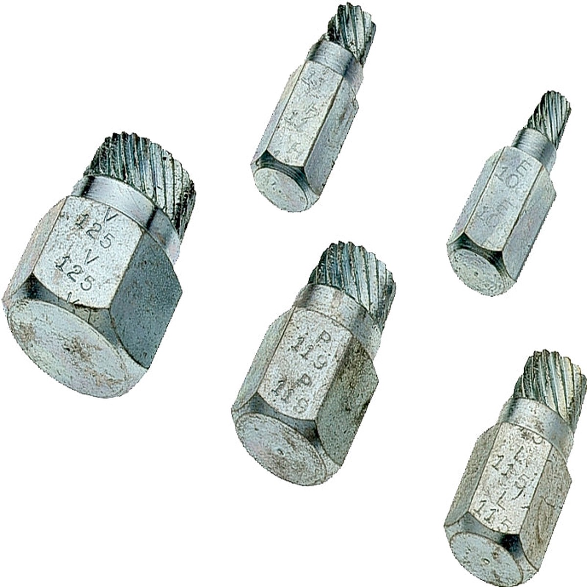 Superior Tool 05250 Bolt Extractor Kit Steel