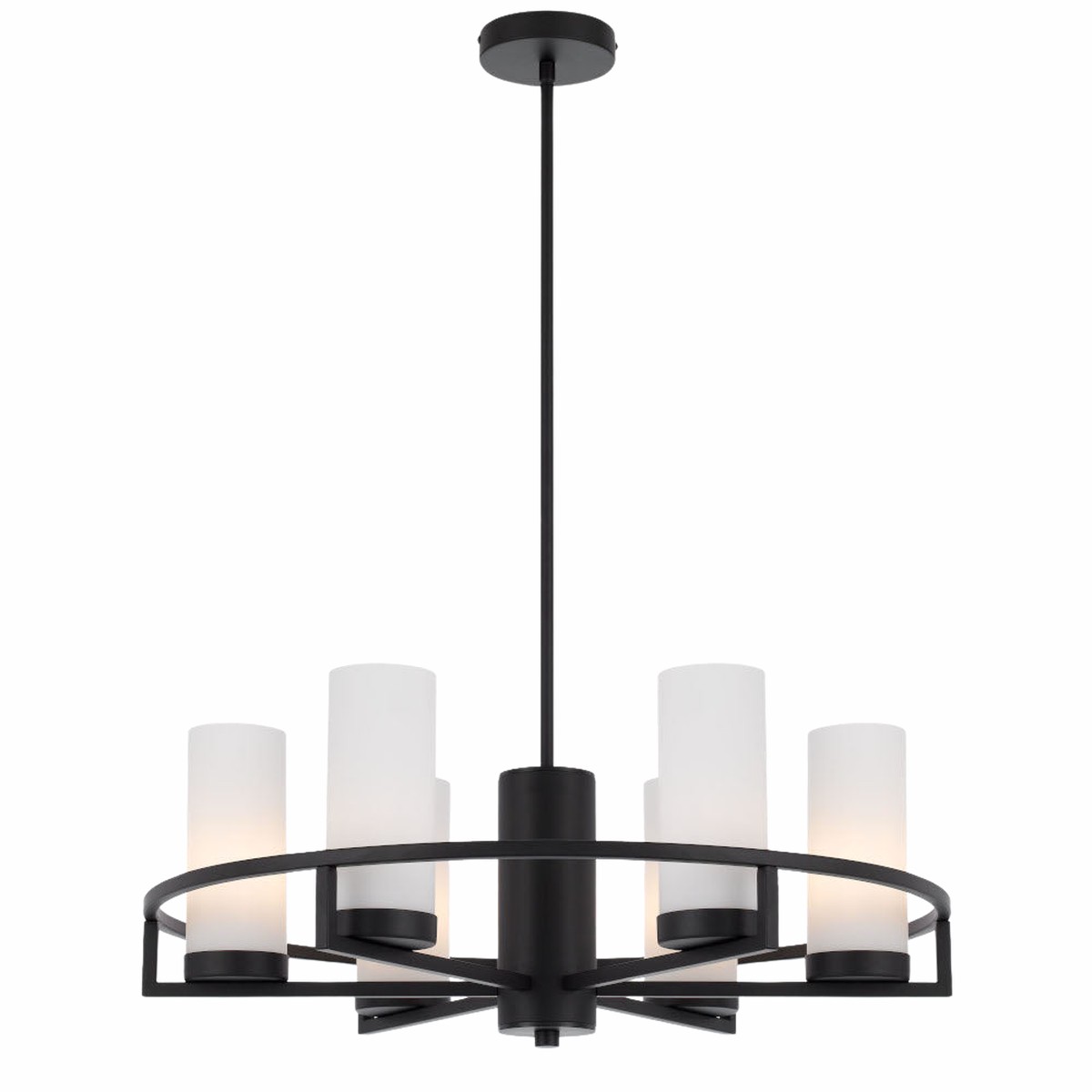 Telbix Eamon 6 Lights Pendant Black