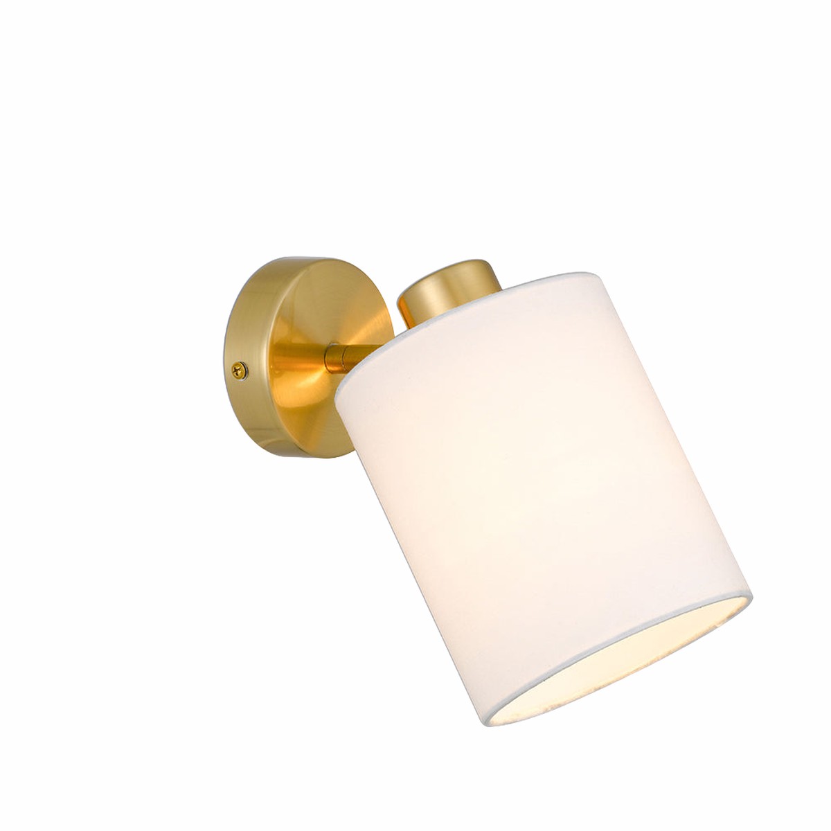 Telbix Malone Wall Lamp Antique Gold White