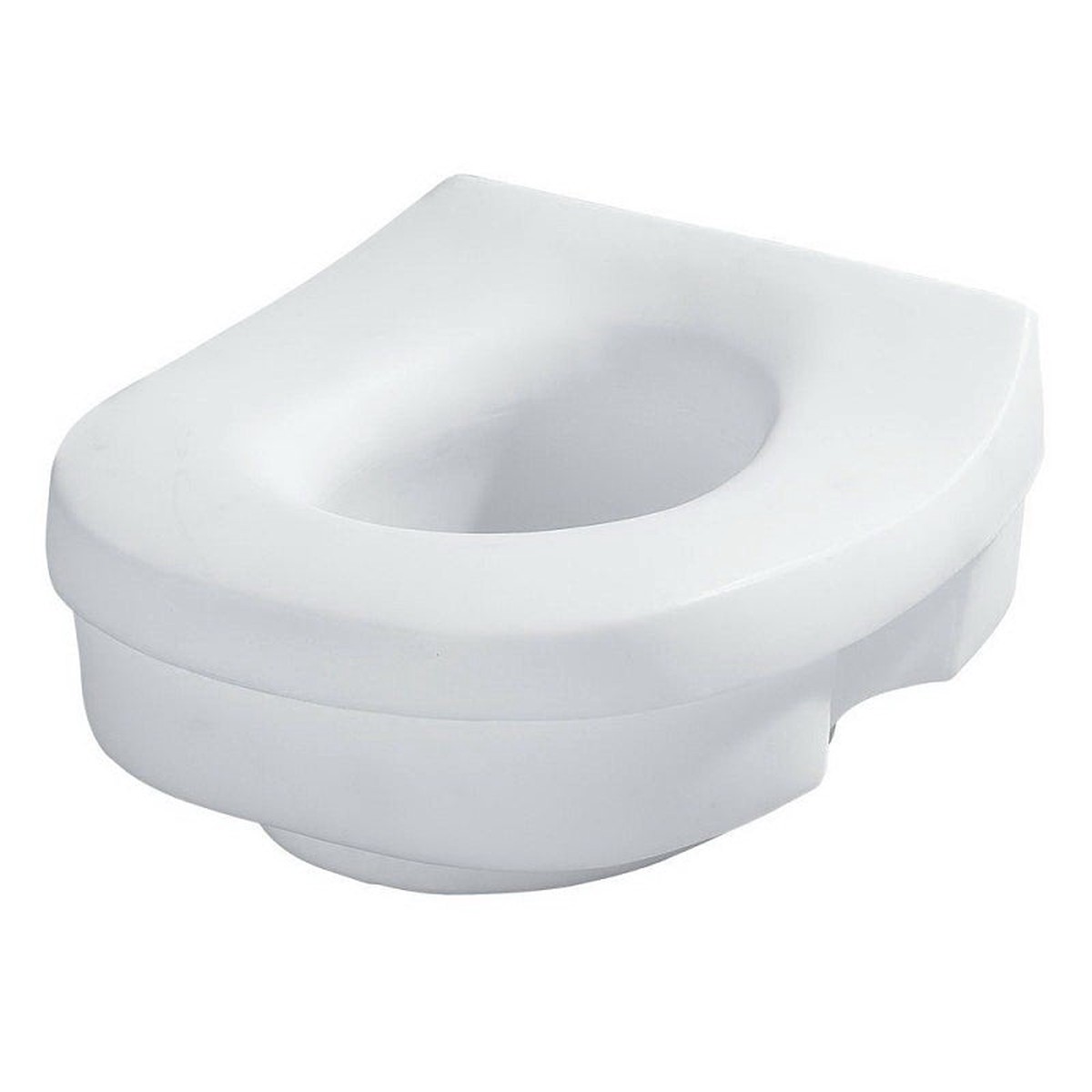 Moen DN7020 Toilet Seat Elongated Round Plastic White
