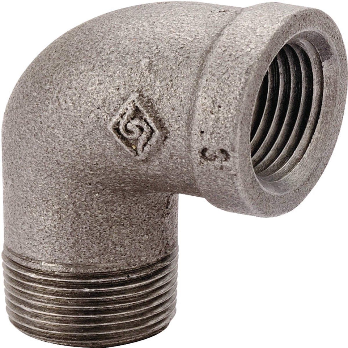 ProSource 6-34B Street Pipe Elbow 34 in FIP x MIP 90 deg Angle Malleable Iron SCH 40 Schedule 300 psi Pressure