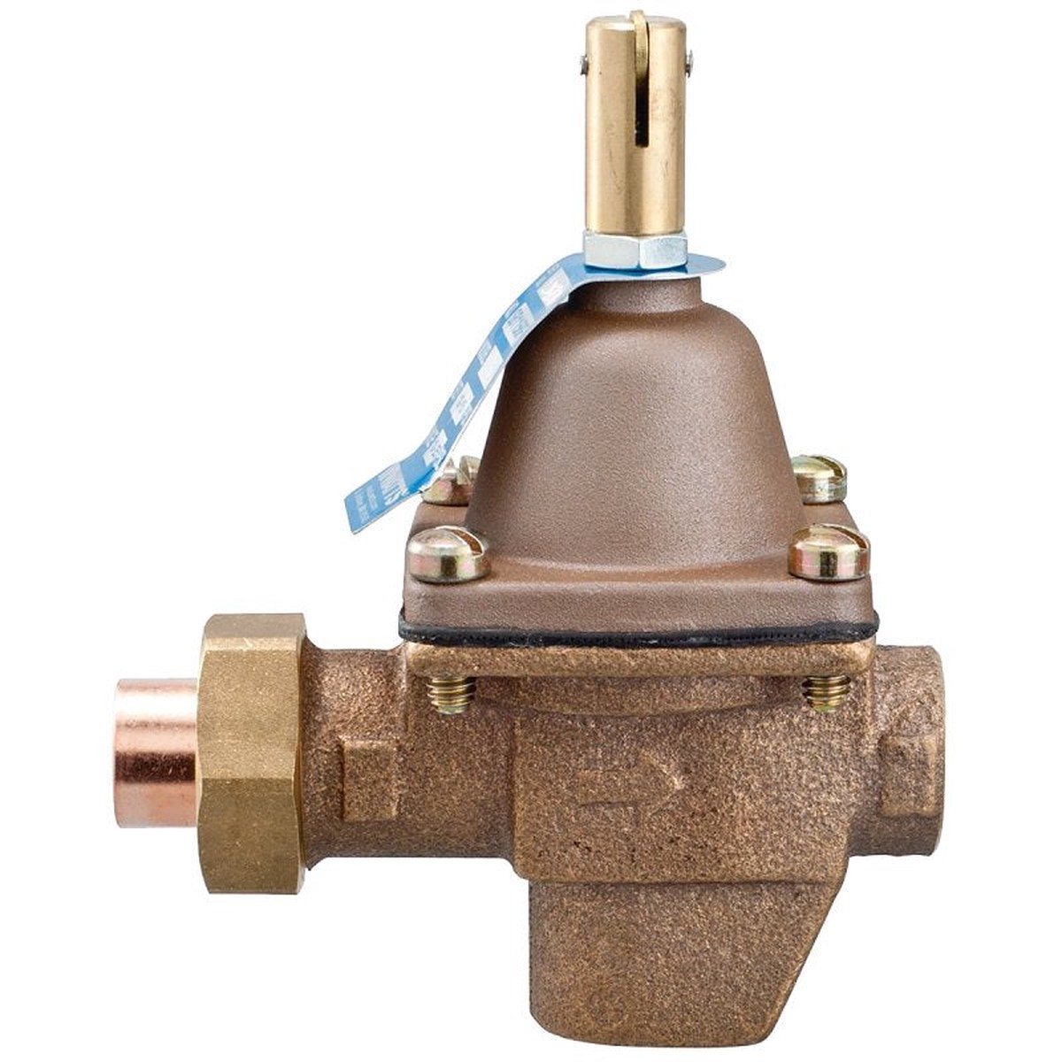 Watts 1156F SB1156F Water Feed Regulator 12 in Connection 10 to 25 psi Regulating Bronze Body