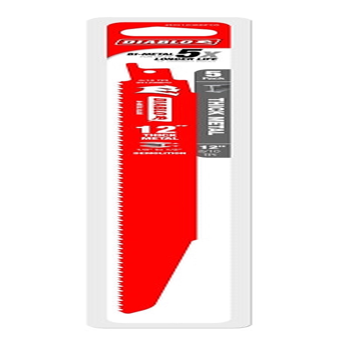Diablo DS1208BFD5 Reciprocating Saw Blade 12 in L 810 TPI