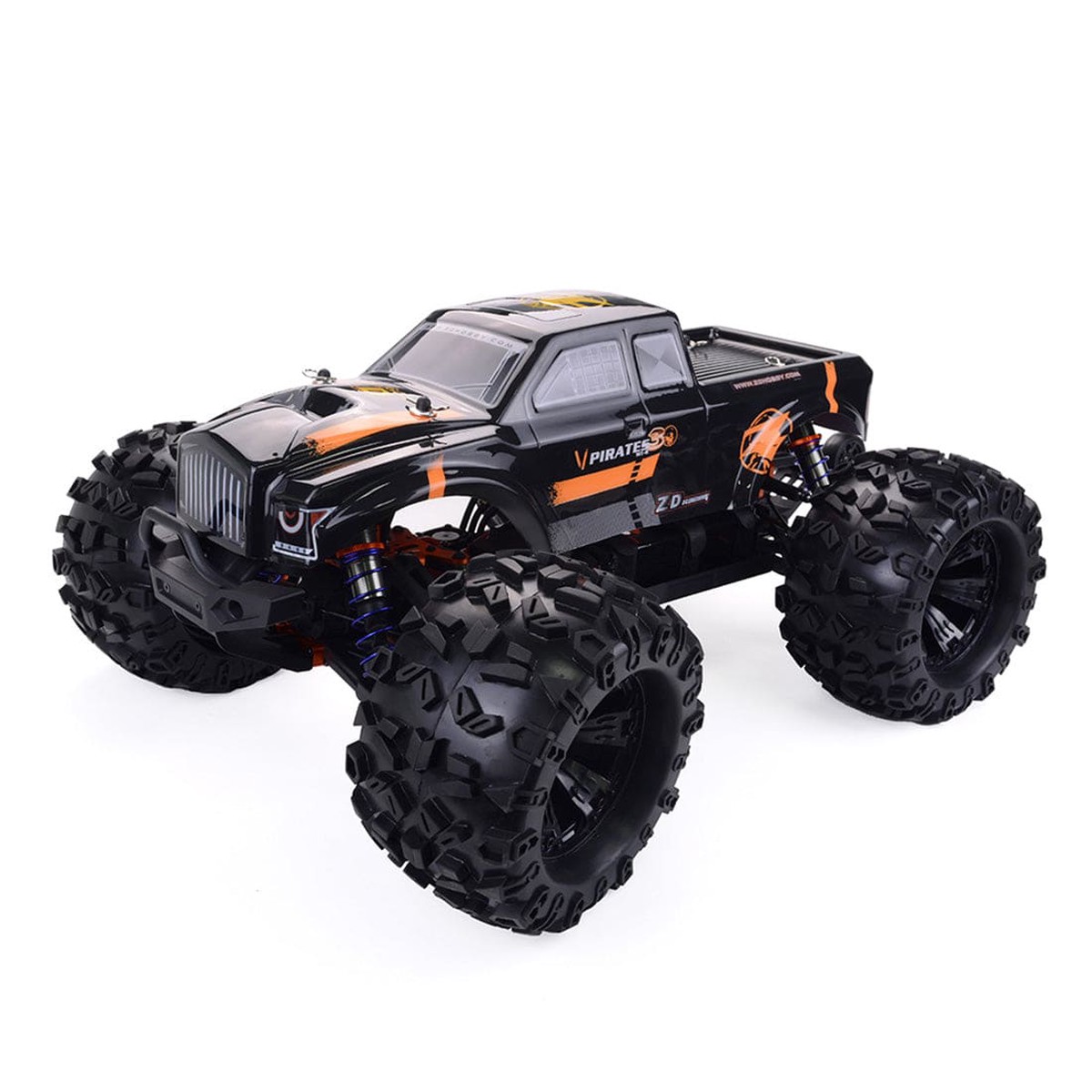 ZD Racing MT8 Pirates3 18 24G 4WD 90kmh Brushless Motor RC Car Monster Off-road Truck