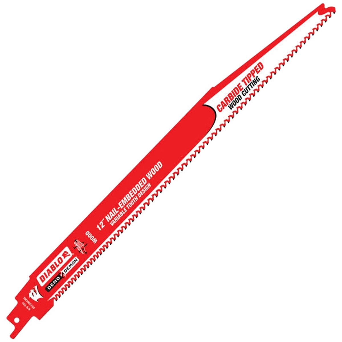 Diablo DS1206CWS3 Reciprocating Saw Blade Applicable Materials Wood 12 in L 69 TPI Carbide Cutting Edge