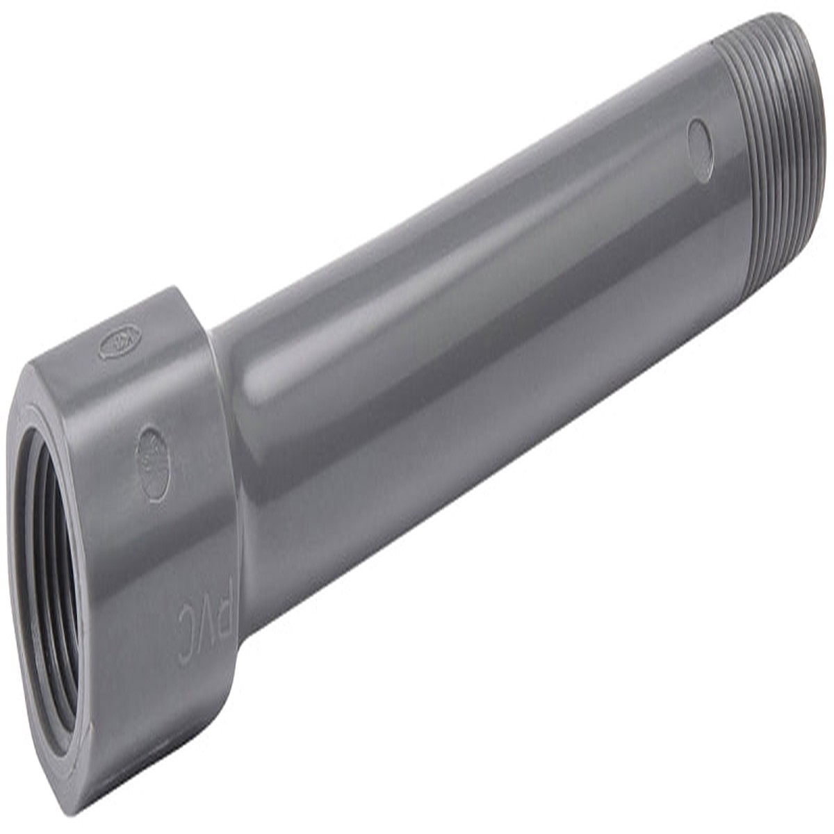 B K 413-100 Coupling Nipple 12 in Male x Female Thread 10 in L Gray SCH 80 Schedule 150 psi Pressure