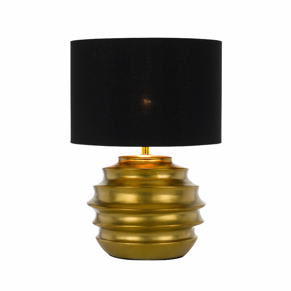 Telbix Aras Ceramic Table Lamp Gold