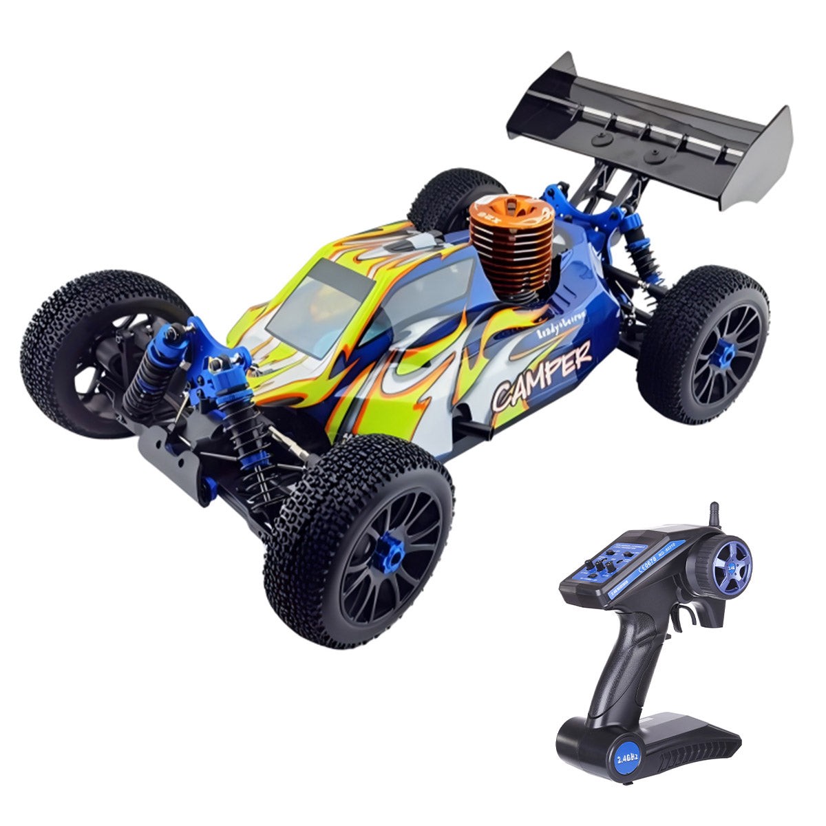 HSP 94970 18 Scale 24G 4WD RC Off-Road Car Model with FC26CXP Nitro Engine