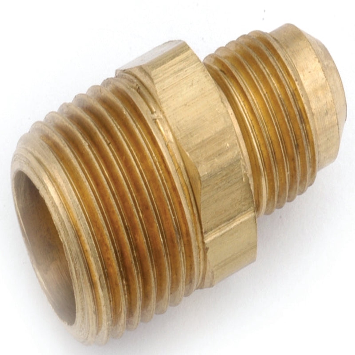 Anderson Metals 754048-0812 Connector 12 x 34 in Flare x MPT Brass Pack of 5