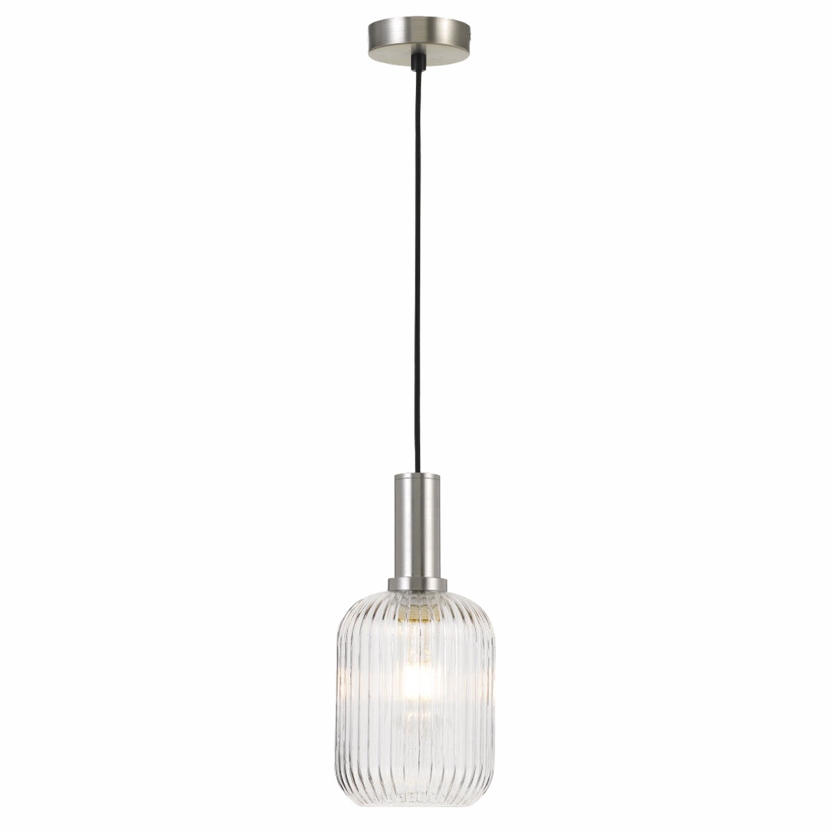 Telbix Bonura 14 Pendant Nickel Clear