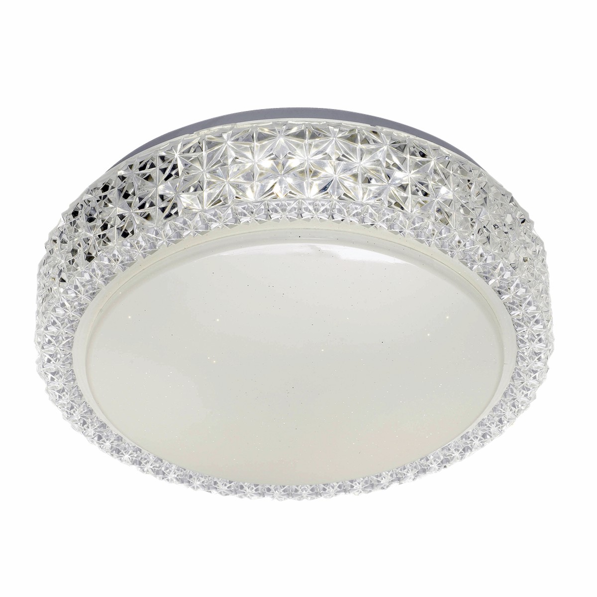 Telbix Amelia 40 32W Led Oyster 3CCT White Clear
