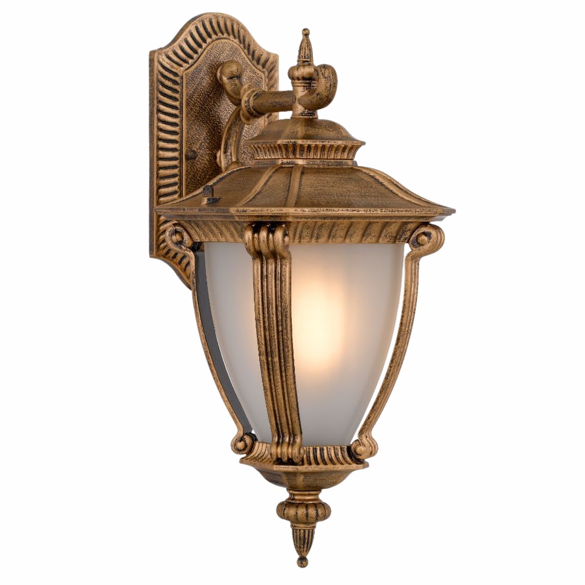 Telbix Delfino Exterior Wall Light Gold