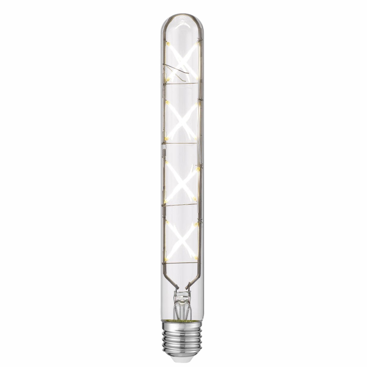 Telbix E27 T30 8W Led Tube X Globe Clear Triac Dim 2400K