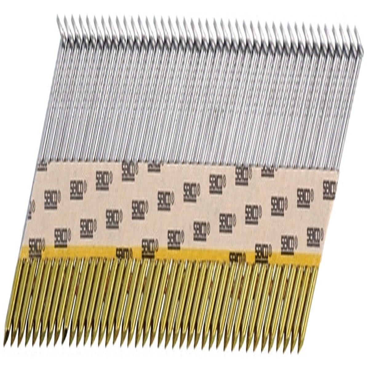 Senco G624APBXN Collated Nail 2-38 in L Bright Basic Full Round Head Ring Shank