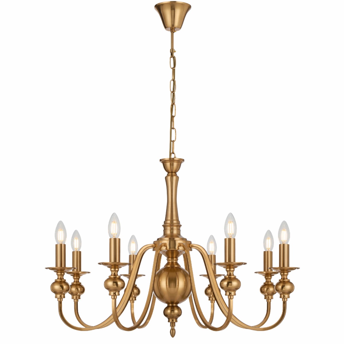 Telbix Siedel 8 Light Pendant Copper