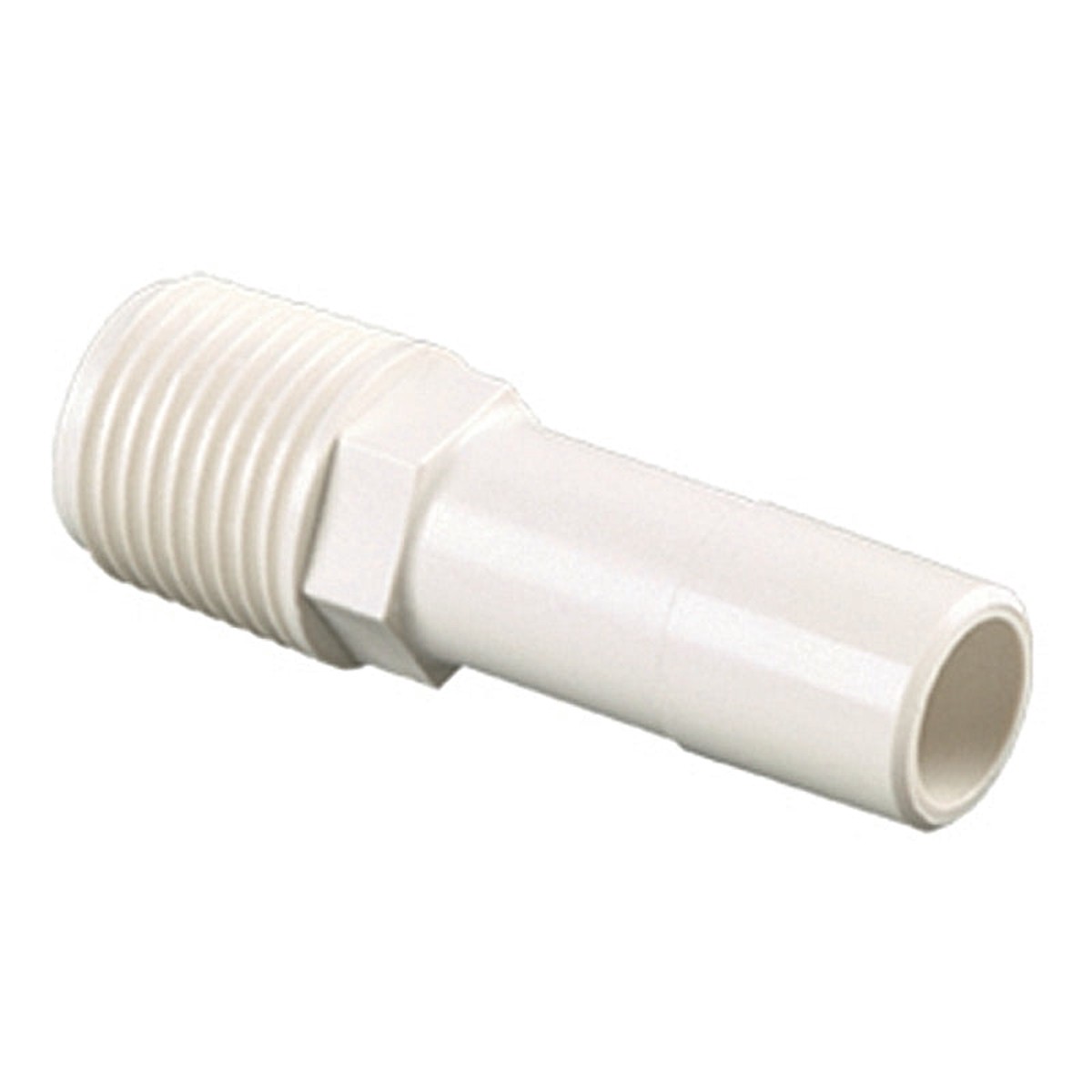 Watts 35 Series 3527-1008 Stem Connector 12 in CTS x MPT Polypropylene Off-White