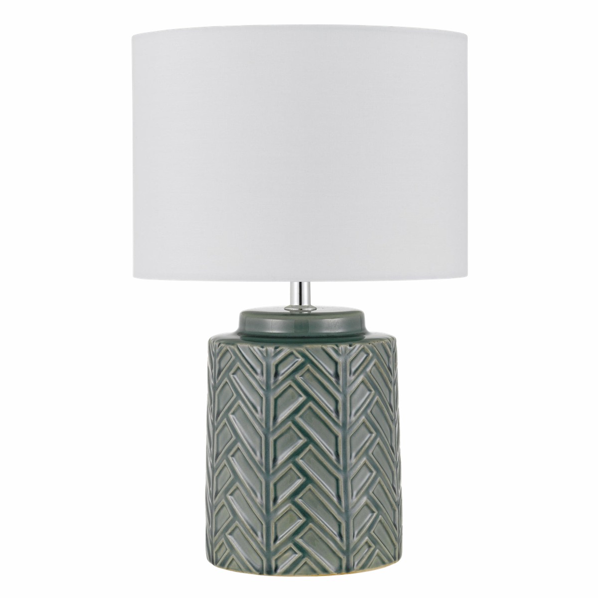 Telbix Obo Ceramic Table Lamp Green
