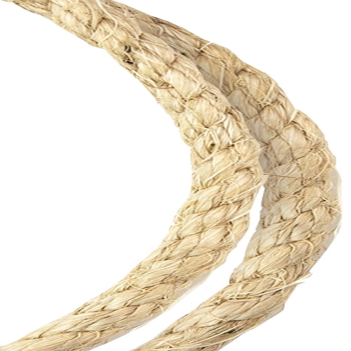 Baron 53020 Rope 58 in Dia 140 ft L 300 lb Working Load Sisal Natural
