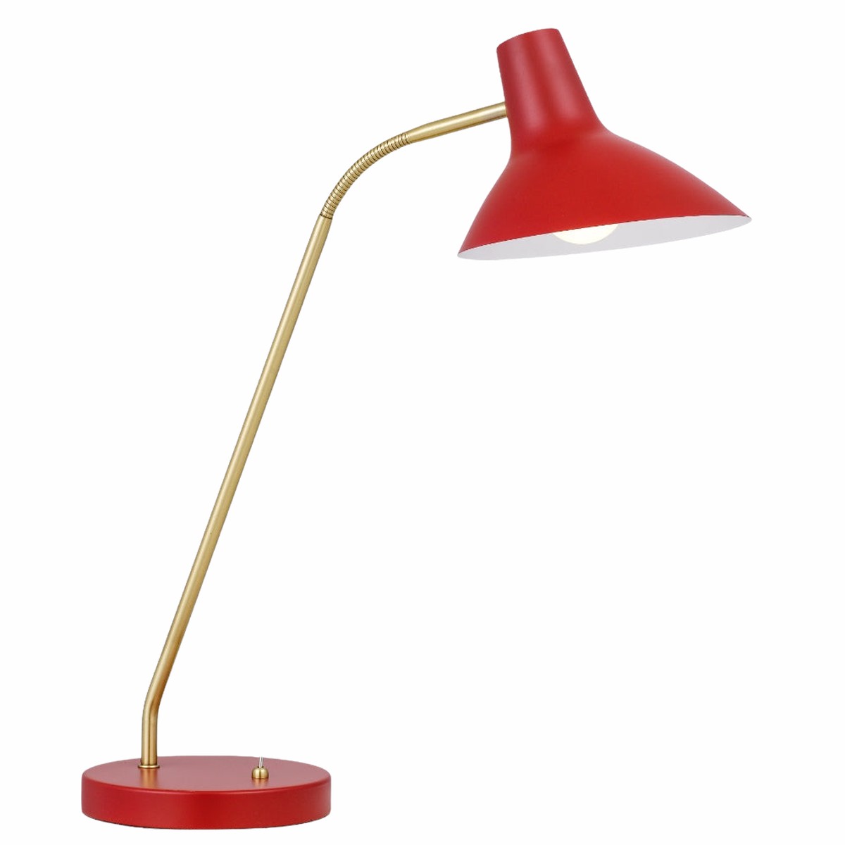 Telbix Farbon Table Lamp Red