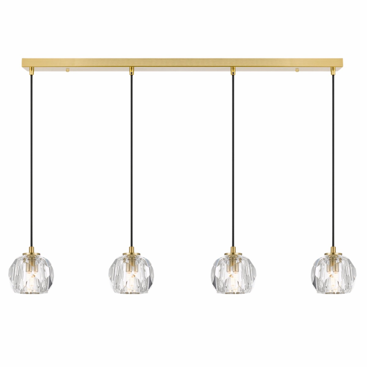 Telbix Zaha 4 Pendant Antique Gold