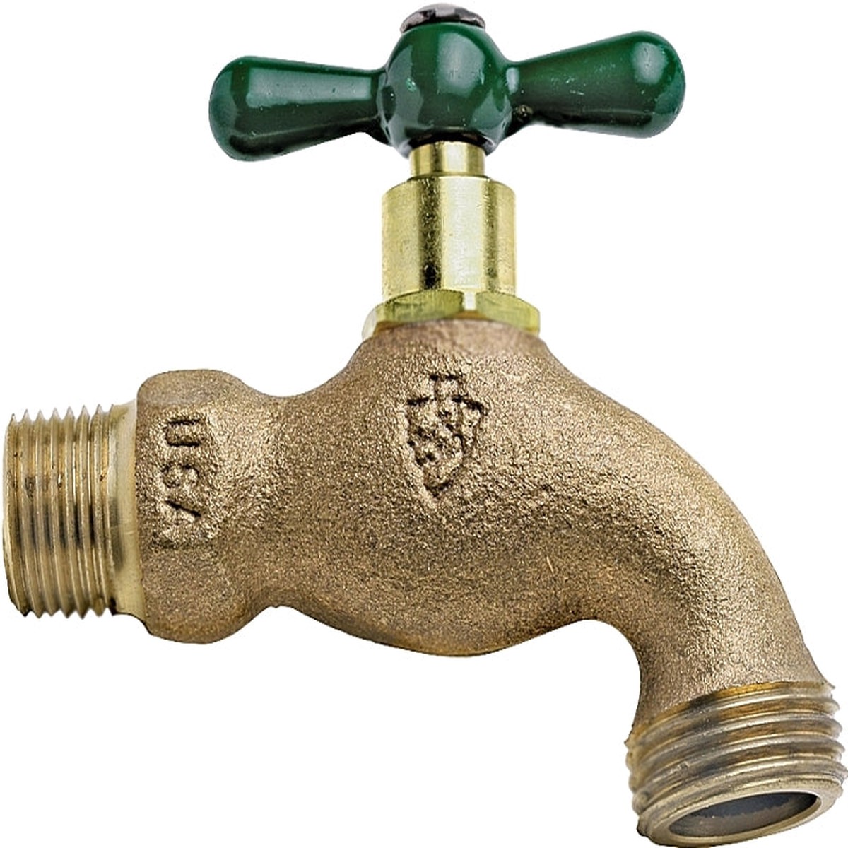 Arrowhead Brass 302LF Heavy-Duty Hose Bibb 34 x 34 in Connection MIP x Hose 8 to 9 gpm 125 psi Pressure