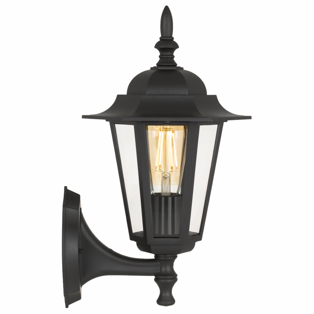 Telbix Upton Exterior Wall Light Black