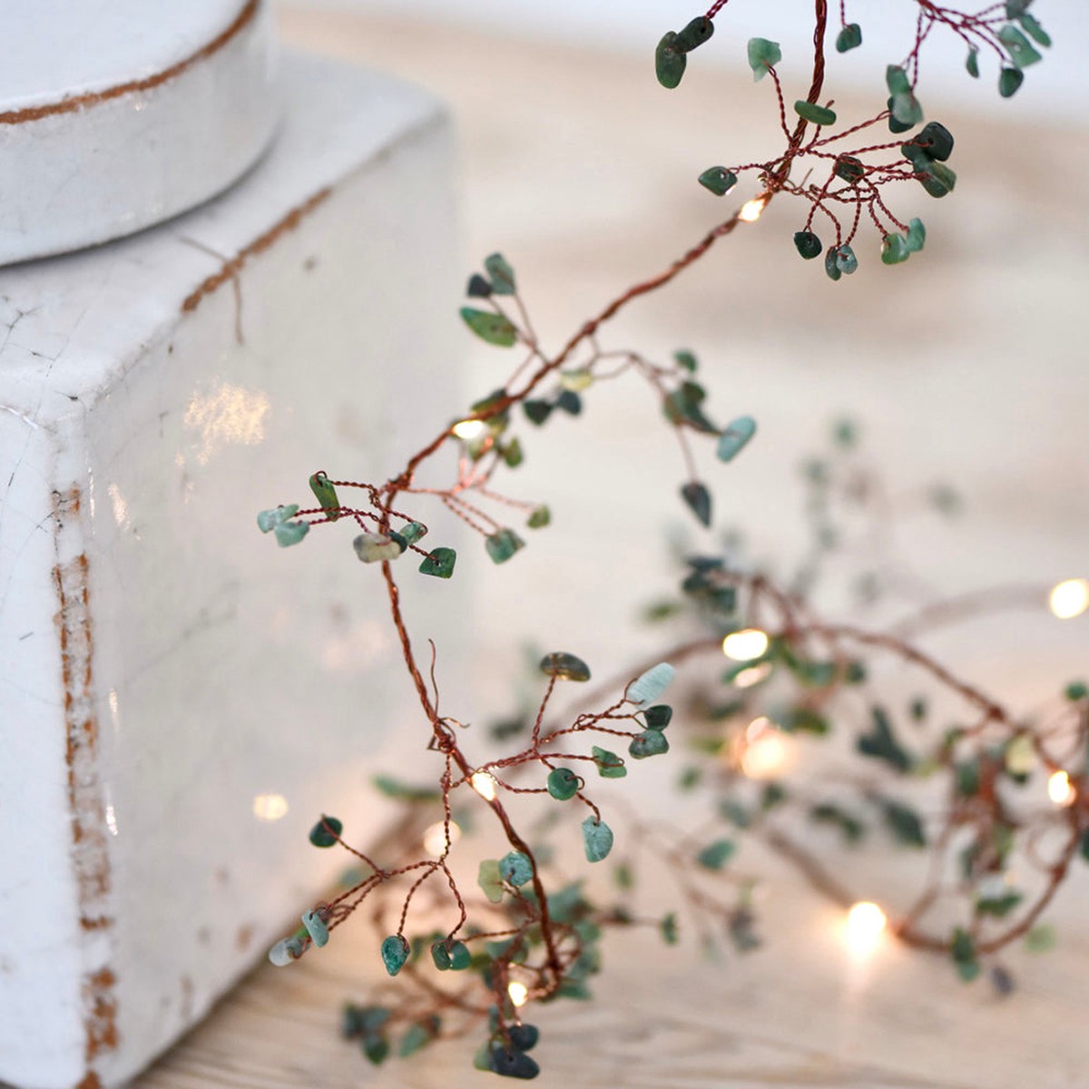 Gemstone LED Fairy Lights - Green