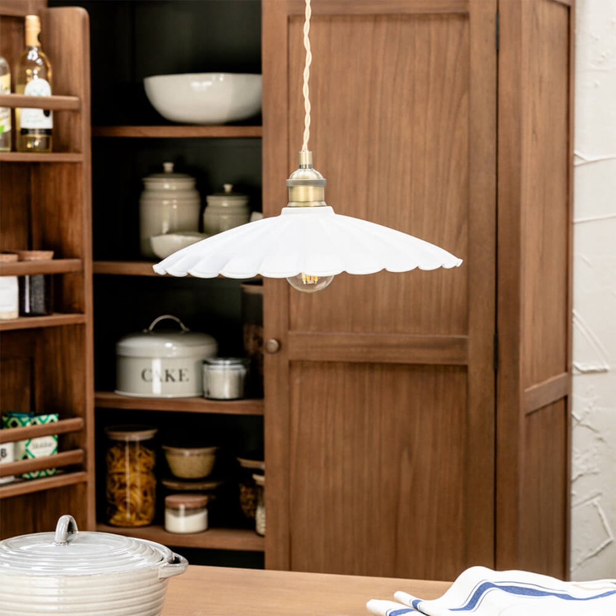 Wanstrow Pendant Light - Chalk White