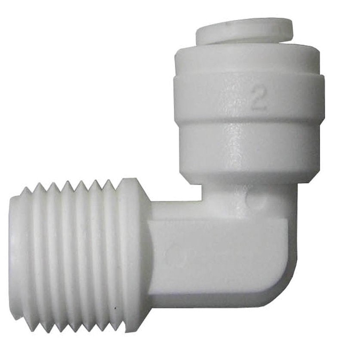Watts PL-3009 Tube Elbow 14 in OD x MIP 90 deg Angle Plastic 150 psi