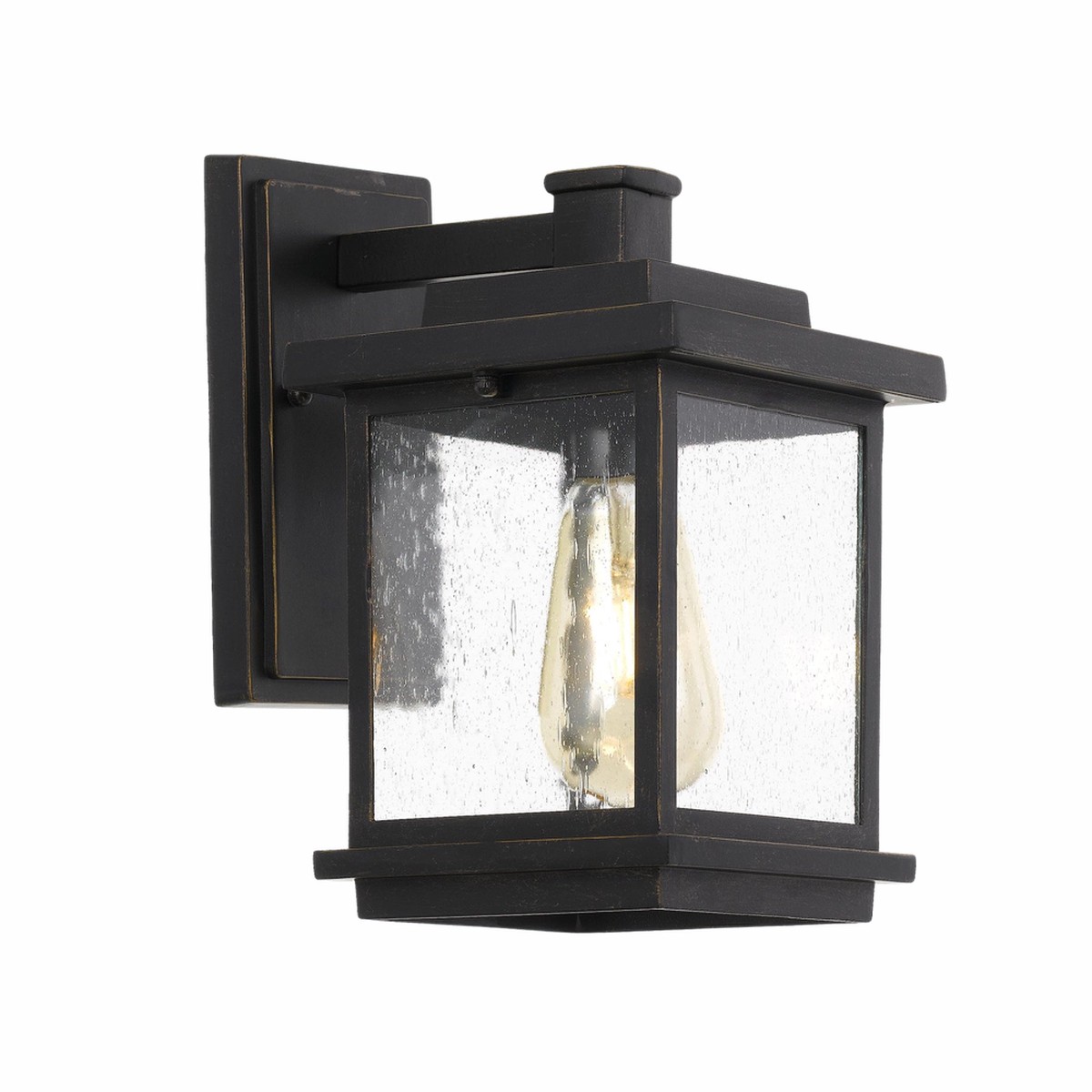 Telbix Strand Exterior Wall Light Black
