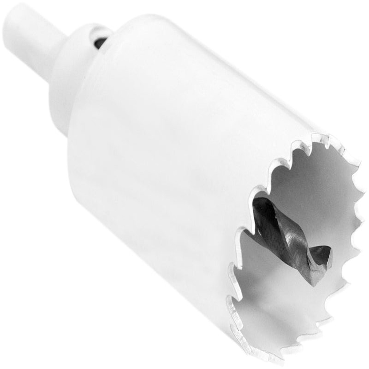 Vulcan 959901OR Hole Saw with Arbor Hanager 075 in Dia 1-78 in D Cutting 46 TPI HSS Cutting Edge