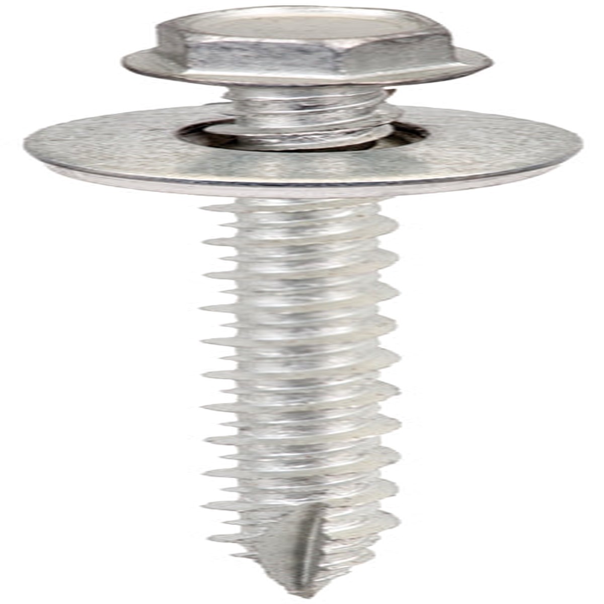 Acorn International SW-MW1225G250 Screw 12 Thread 2-12 in L High-Low Thread Hex Drive Galvanized 250BAG