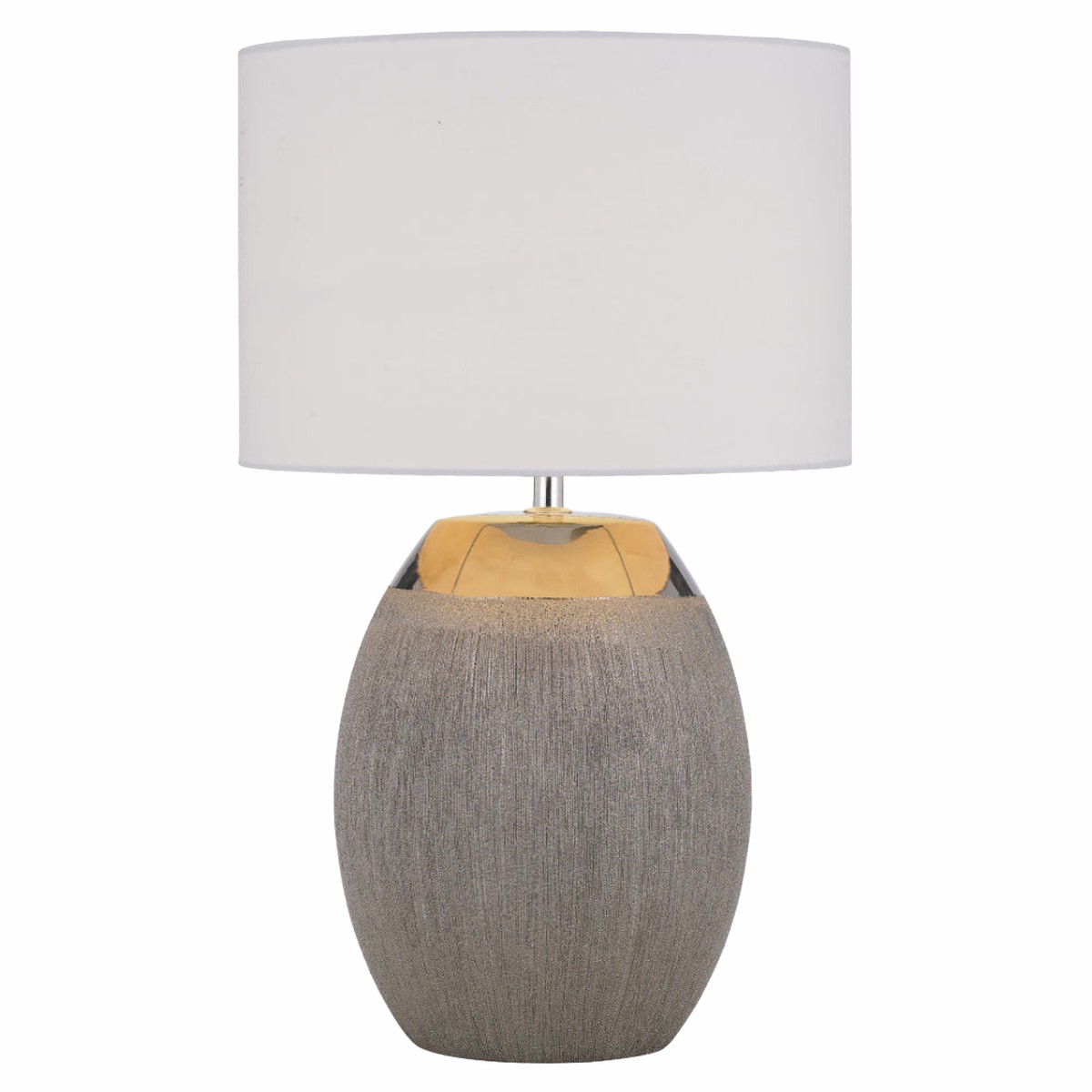 Telbix Dillion Ceramic Table Lamp White
