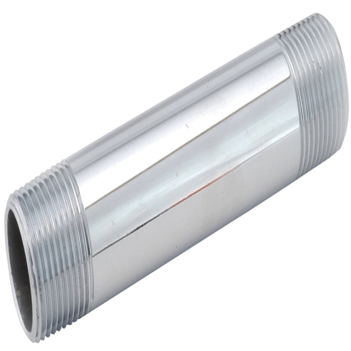 Anderson Metals 38310-0620 Pipe Nipple 38 in MPT Brass Chrome 2 in L