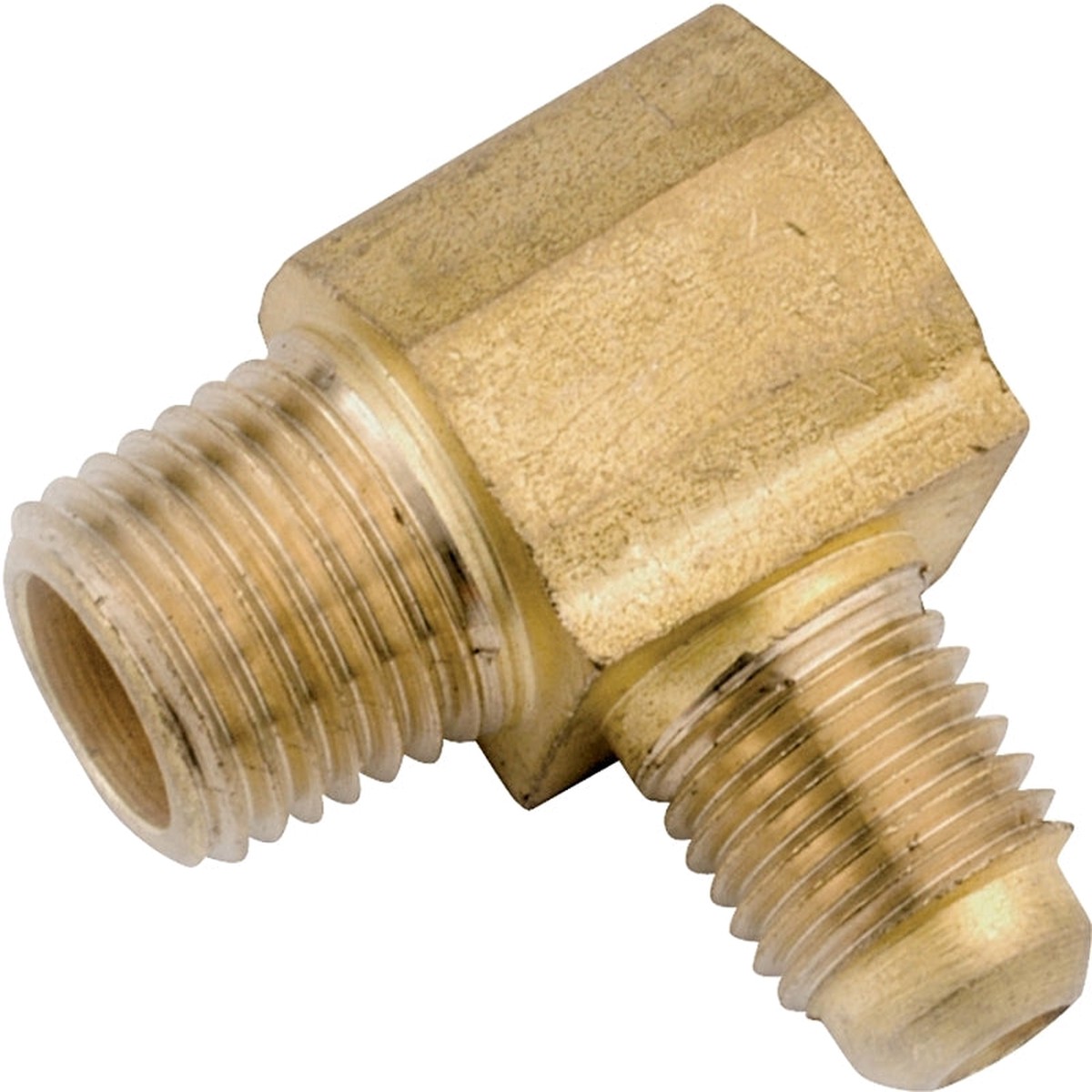 Anderson Metals 754049-0812 Tube Elbow 12 x 34 in Flare x Male 90 deg Angle Brass 750 psi Pressure Pack of 5