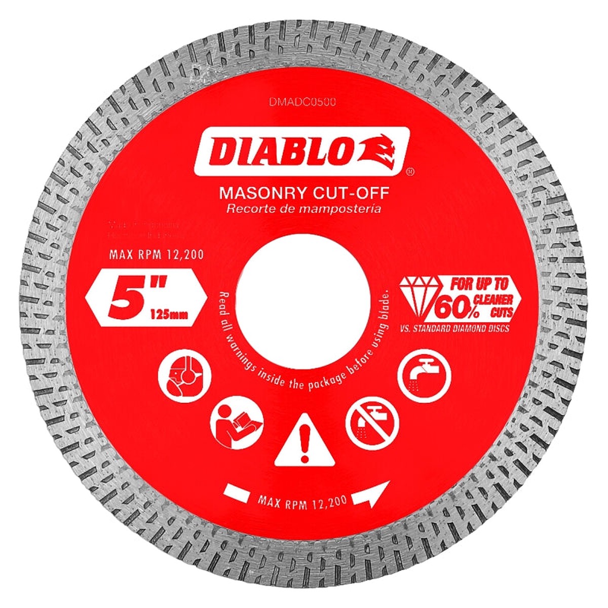 Diablo DMADC0500 Saw Blade 5 in Dia Continuous Rim