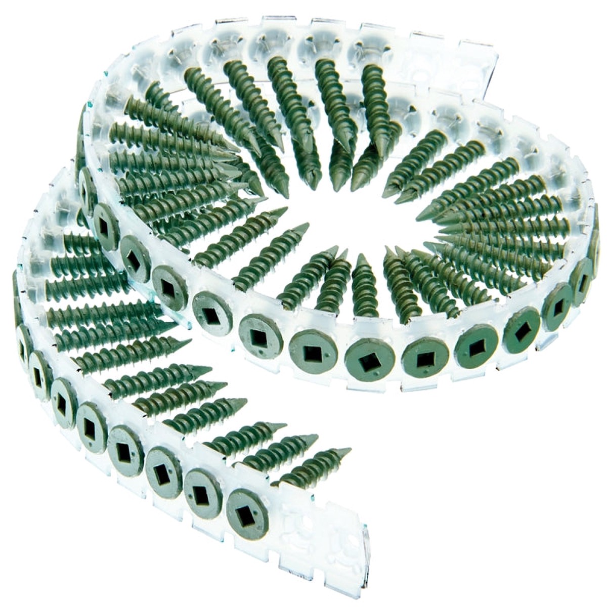 Senco 08TW Series 08T125W Cement Board Screw with Nibs 8 Thread 1-14 in L Flat Head 2 Drive Steel