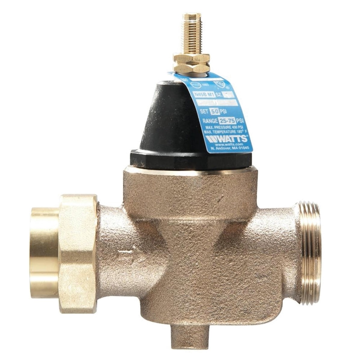 Watts 34 LFN45BM1-U Pressure Reducing Valve 34 in NPT x NPT Female Silicone Alloy Body