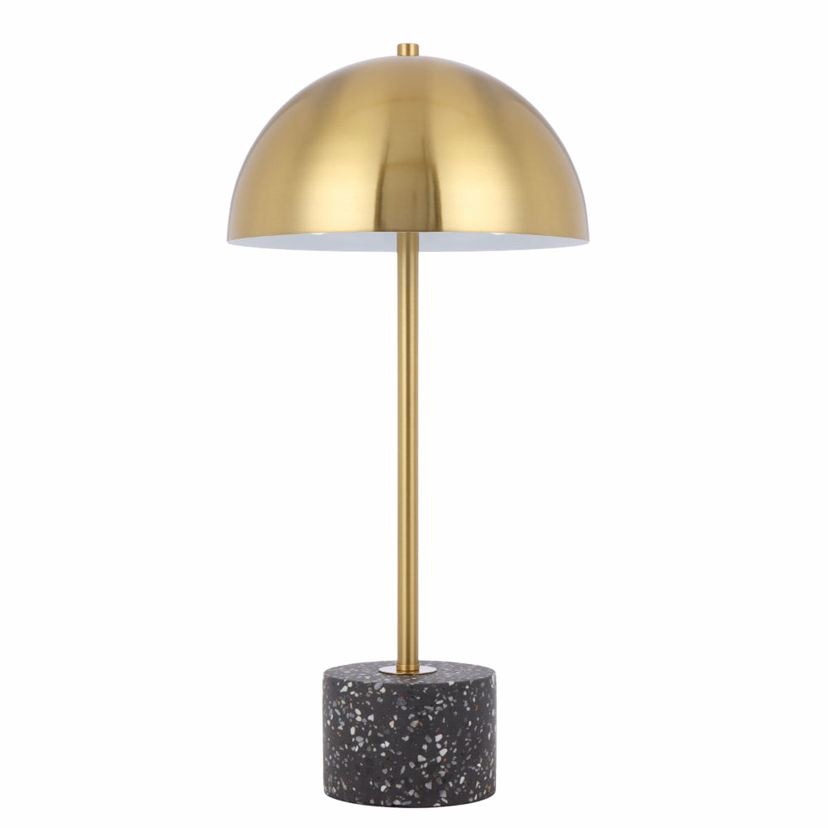Telbix Domez Table Lamp Black Terrazzo