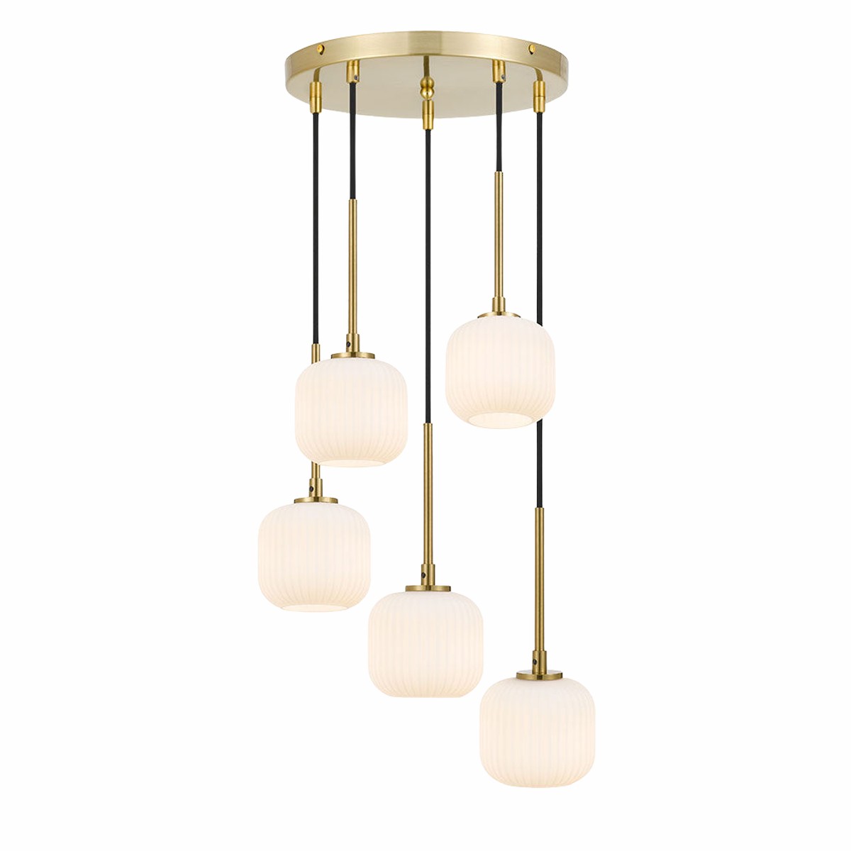 Telbix Bobo 5 Pendant Antique Gold