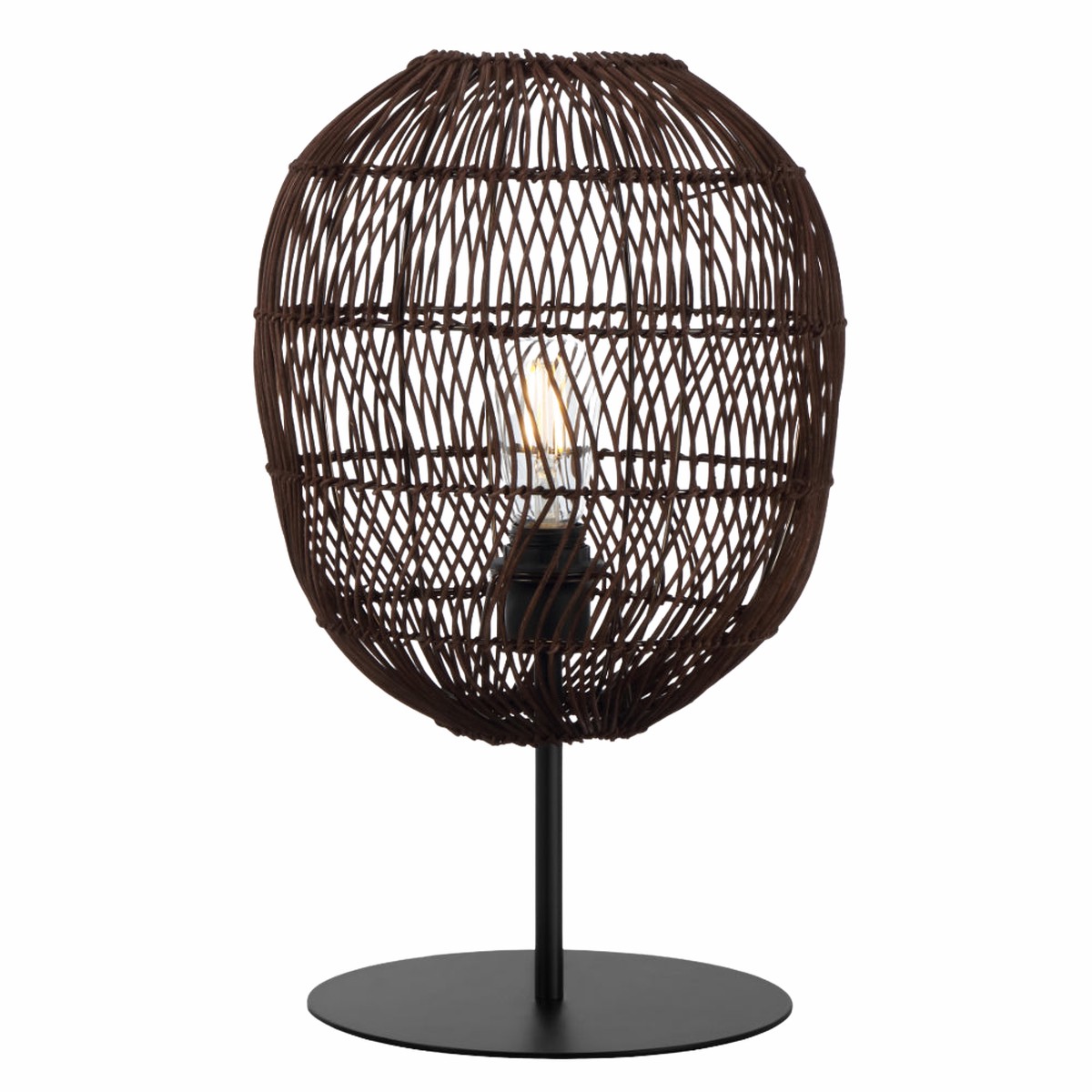 Telbix Rana 30 Table Lamp Brown