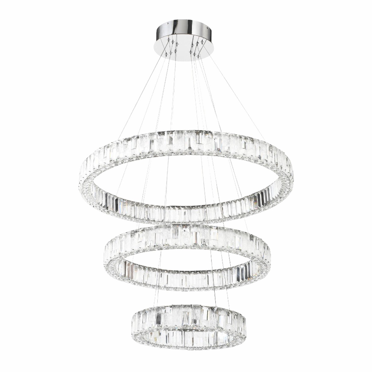 Telbix Rias 3 Tier Pendant Chrome
