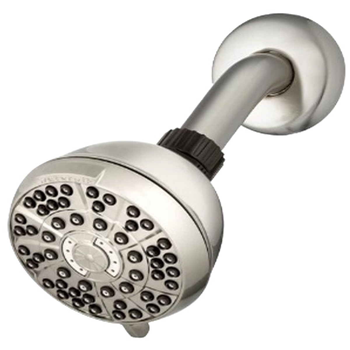 Waterpik PowerPulse Series XAS-619E Fixed Mount Shower Head Round 18 gpm 12 in Connection 3-12 in Dia