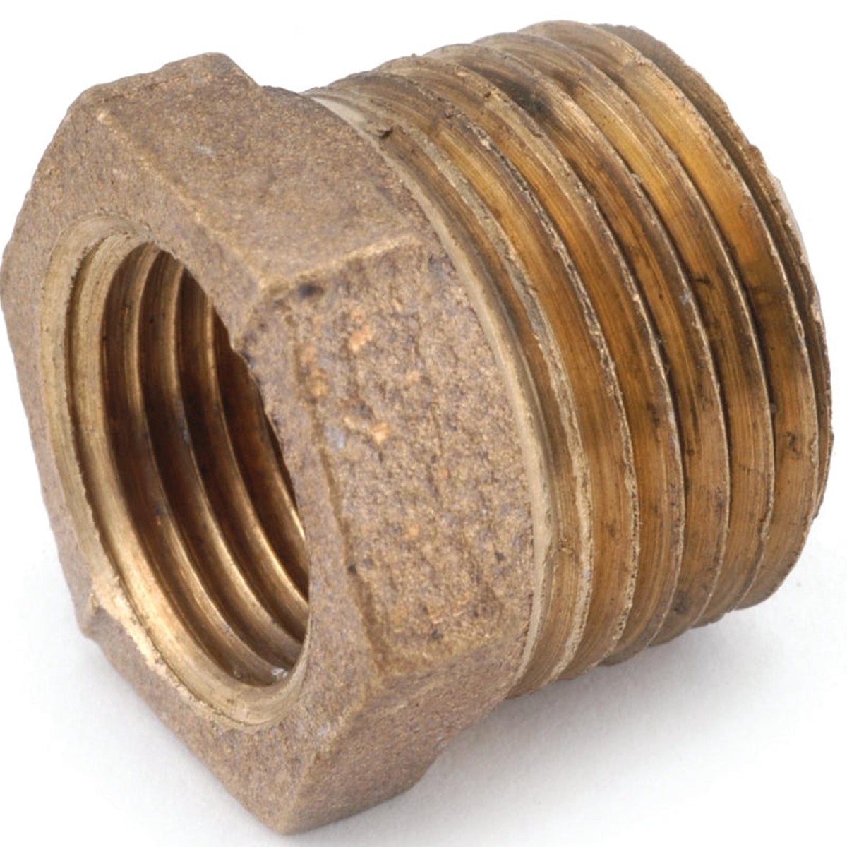 Anderson Metals 738110-0602 Reducing Pipe Bushing 38 x 18 in Male x Female 200 psi Pressure Pack of 5
