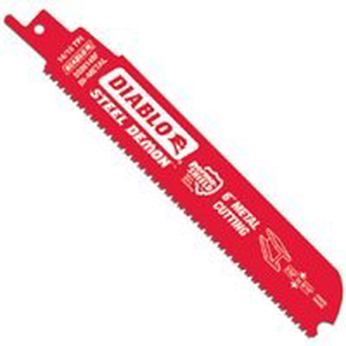 Diablo DS0614BF2 Series Reciprocating Saw Blade Applicable Materials Metal 1 in W 6 in L 1418 TPI